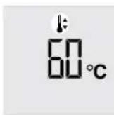 STIEBEL ELTRON SHZ 150 LCD - Nominate temperatuur instellen - 1