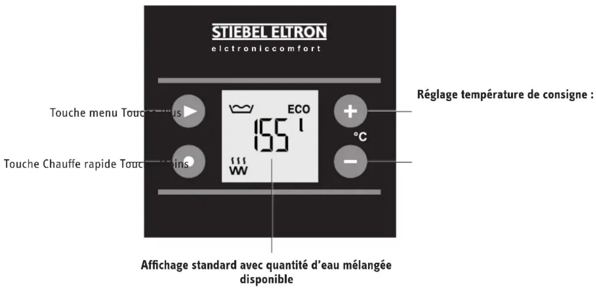 STIEBEL ELTRON SHZ 120 LCD - Fonctionnement intermittent - 1