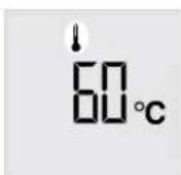 STIEBEL ELTRON SHZ 120 LCD - Uitlooptemperatuur weergeven - 1