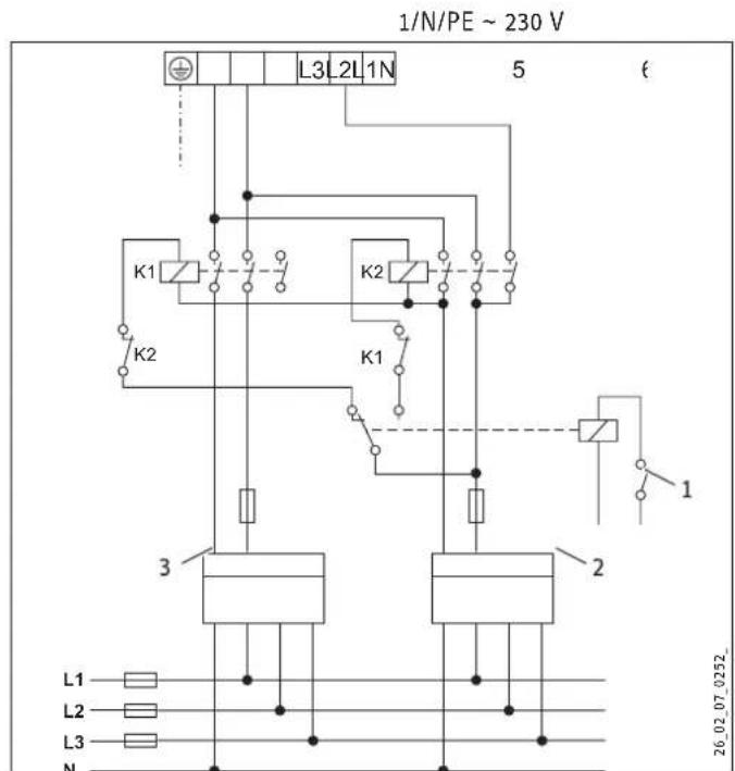 STIEBEL ELTRON SHZ 120 LCD - Fonctionnement double puissance Mesure à deux compteurs avec contact SDE, monophasé - 2