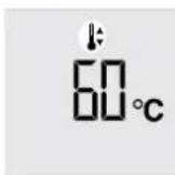 STIEBEL ELTRON SHZ 120 LCD - Nominate temperatuur instellen - 1