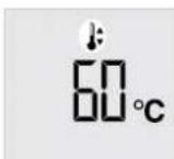 STIEBEL ELTRON SHZ 120 LCD - Setting the set temperature - 1