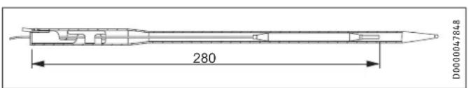 STIEBEL ELTRON SHZ 120 LCD - High limit safety cut-out immersion depth - 1