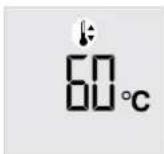 STIEBEL ELTRON SHZ 120 LCD - Nominate temperatuur instellen - 1