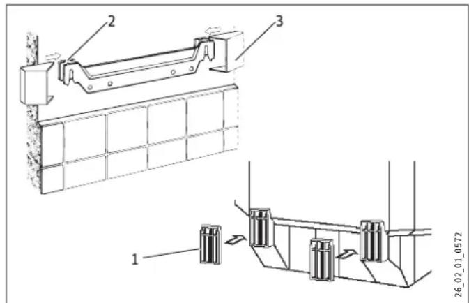 STIEBEL ELTRON SHZ 100 LCD - Support d'accrochage - 1