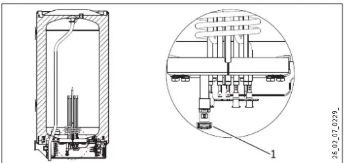 STIEBEL ELTRON SHZ 100 LCD - Het toestel aftappen - 2