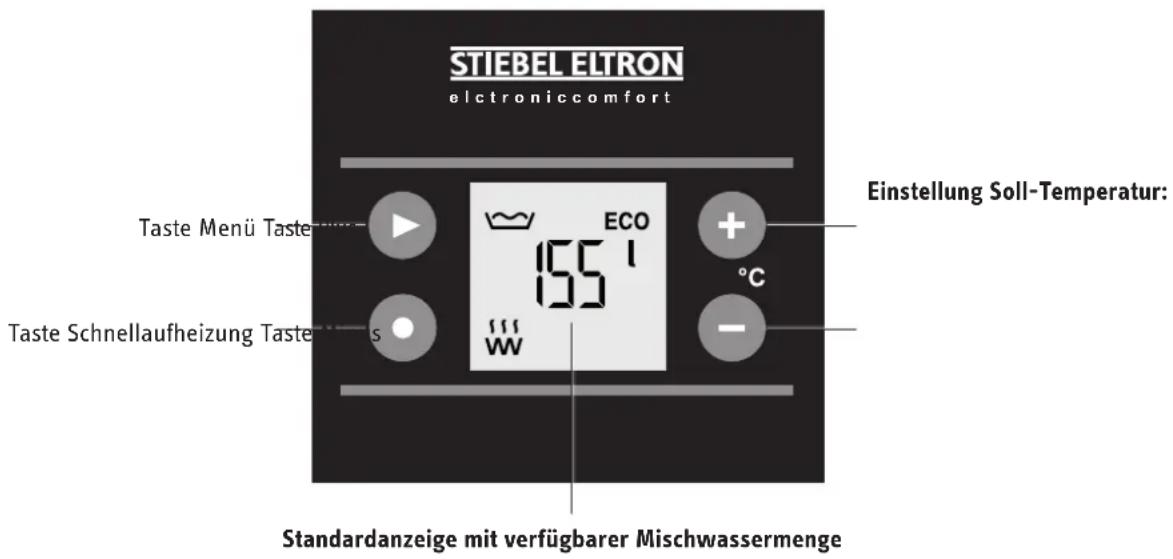 STIEBEL ELTRON SHZ 100 LCD - Boiler-Betrieb - 1
