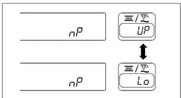 JUKI CP180 - TOUCHE de compensation des POINTS par le relevage/abaissement de l'aiguille - 2