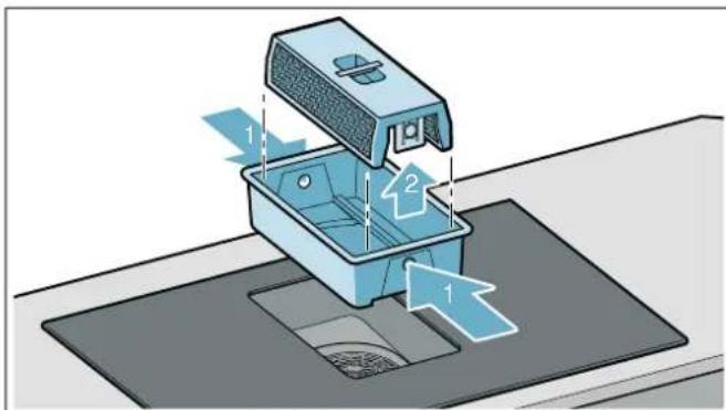 NEFF T58TS6BN0 - Retirer le filtré métallique àGRAISE - 3