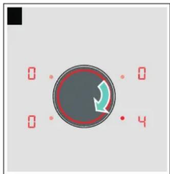 NEFF T58TS6BN0 - Selectionner un foyer et une position de chauffe - 2