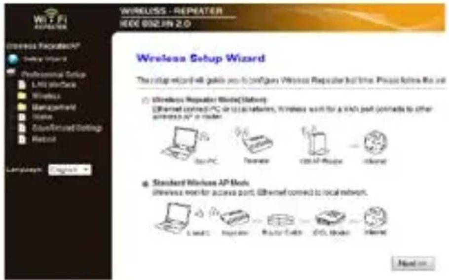 VELLEMAN WIFIR3 - Configure the access point in the web management tool - 1
