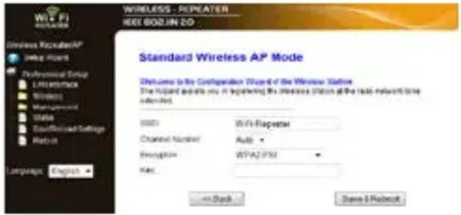 VELLEMAN WIFIR3 - Configure the access point in the web management tool - 2