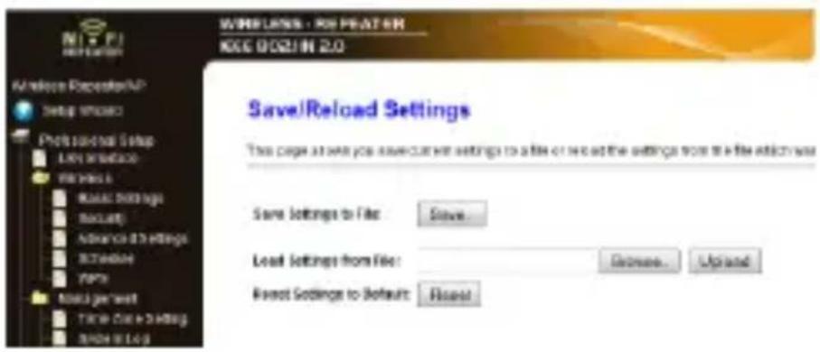 VELLEMAN WIFIR3 - Resetowanie, kopie zapasowe i przywracanie - 1