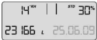 BRITA Purity 450 Steam - -1, -2, -3, -4 ypoBHN - daHHbIe O kaTpNdxKax, KOtOpbIe 6blnn NcNoJIb3OBaHbl Do yCTaHOBJIeHHOrO B HAcToIaMIMOMeHT - 1