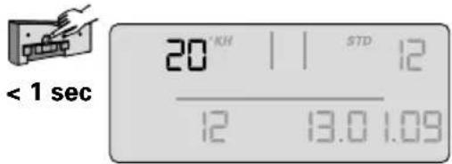 BRITA Purity 450 Steam - Parameterangivelse vandhårdhed og filtersystemstørrelse - 6