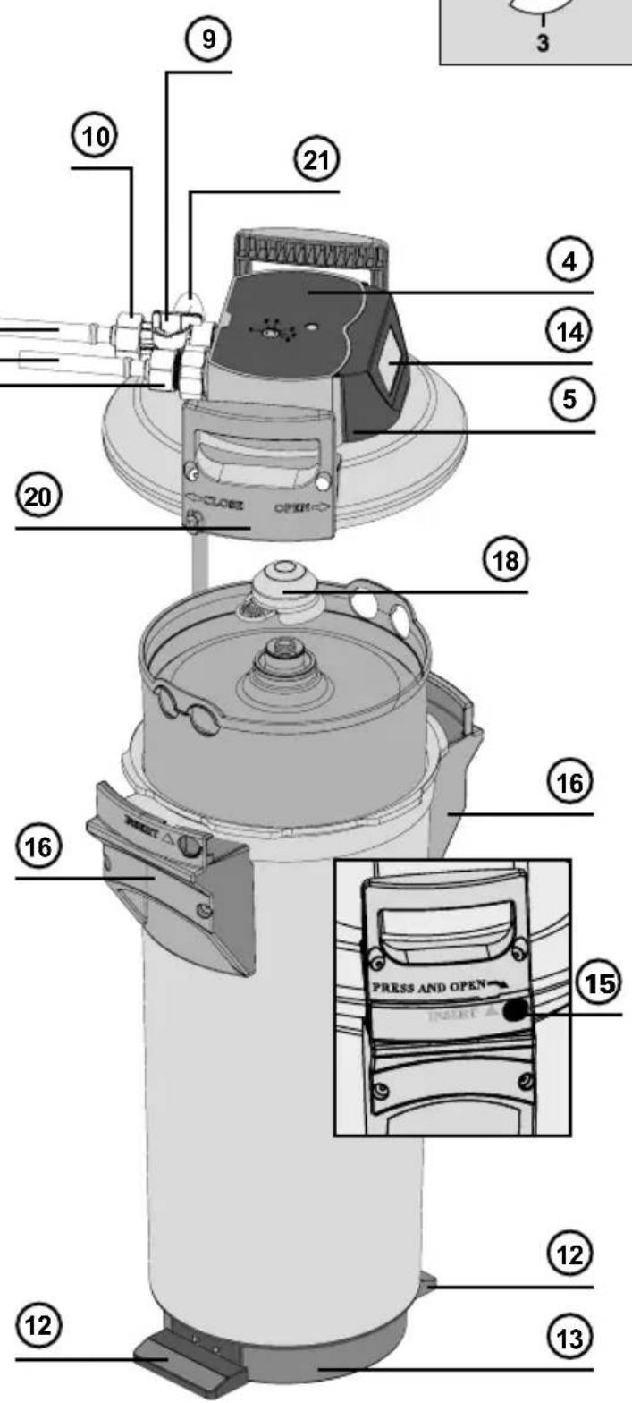 BRITA Purity 450 Steam - Pycckn y3bIK CtpaHua 139-158 - 5