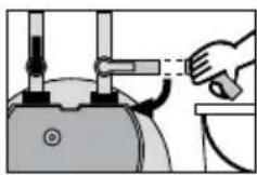 BRITA Purity 450 Steam - Spoelen/ontluchten van BRITA Waterfiltersystemen met en zonder elektronische meet- en afleeseenheid - 5