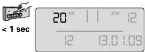 BRITA Purity 450 Steam - Parameteingabe Wasserhärte und Filtersystemgroße - 6