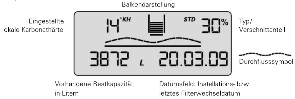 BRITA Purity 450 Steam - Darstellung im Betriebsmodus - 1