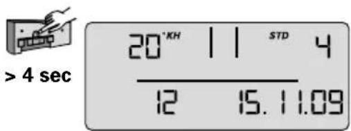 BRITA Purity 450 Steam - Parameteingabe Wasserhärte und Filtersystemgroße - 2