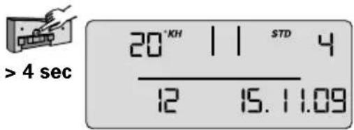 BRITA Purity 450 Steam - Parameter input water hardness and filter system size - 2