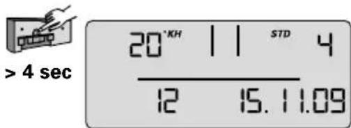 BRITA Purity 450 Steam - Wprowadzanie parametrów twardosci wody oraz rozmiaru systemu filtracyjngo - 2