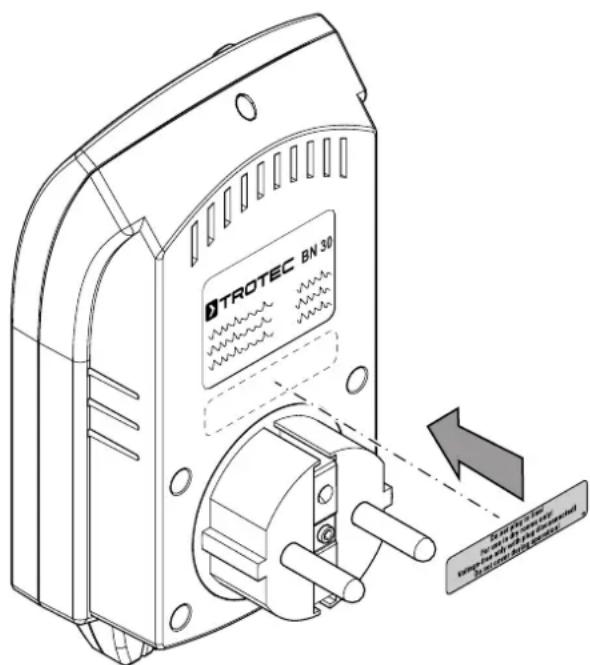 TROTEC BN30 - Avertissement - 1