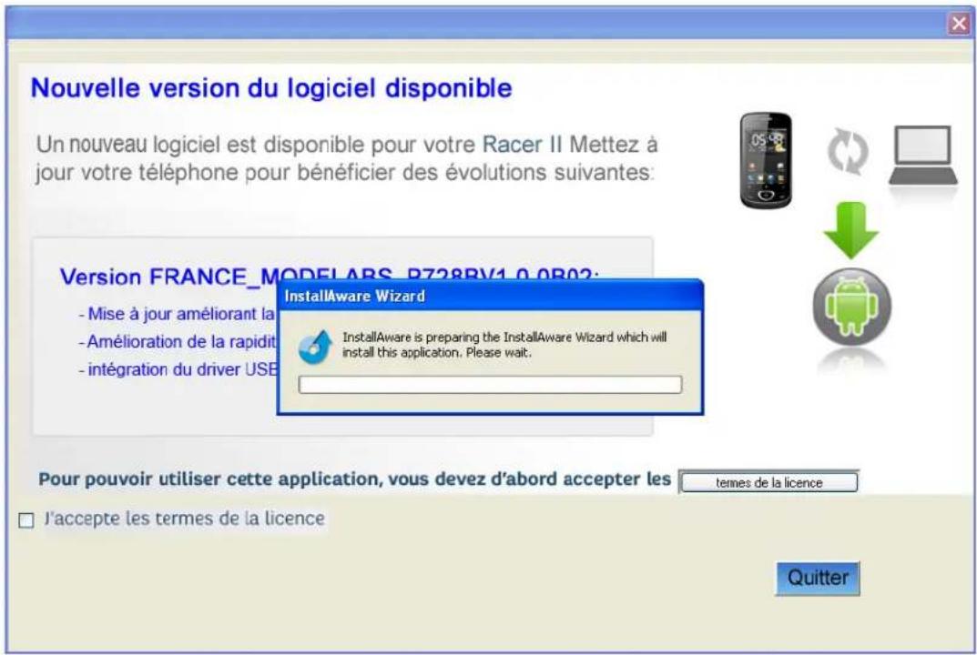 ZTE Racer II - A cette instant de la procédure, veuillez vérifier que votre téléphone soit éteint et non connecté à votre ordinateur. - 2
