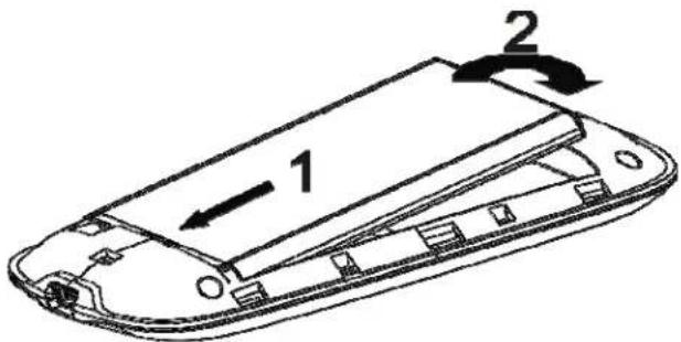 ZTE MF30 - Insertion de la carte SIM et de la batterie - 4