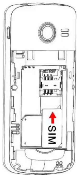 Bea-fon S33 - Mise en place de la carte SIM et de la batterie. - 2