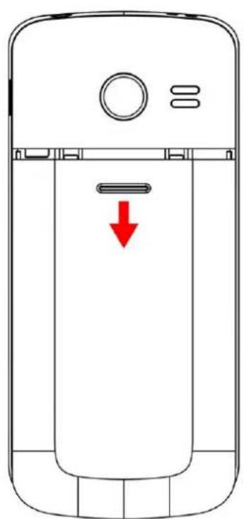 Bea-fon S33 - Mise en place de la carte SIM et de la batterie. - 1