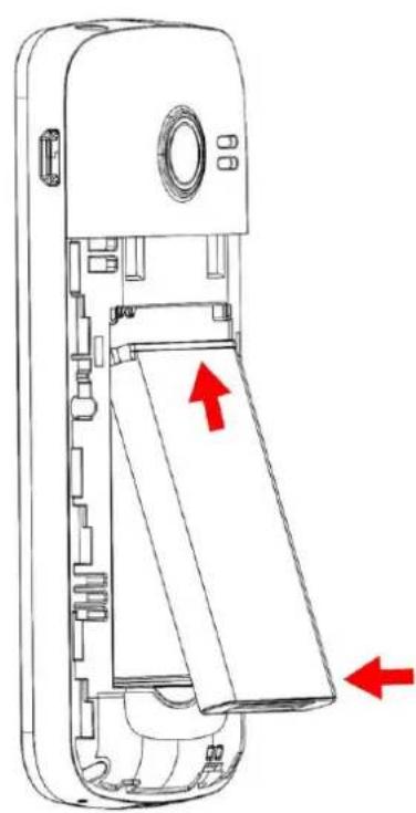 Bea-fon S33 - Mise en place de la carte SIM et de la batterie. - 3