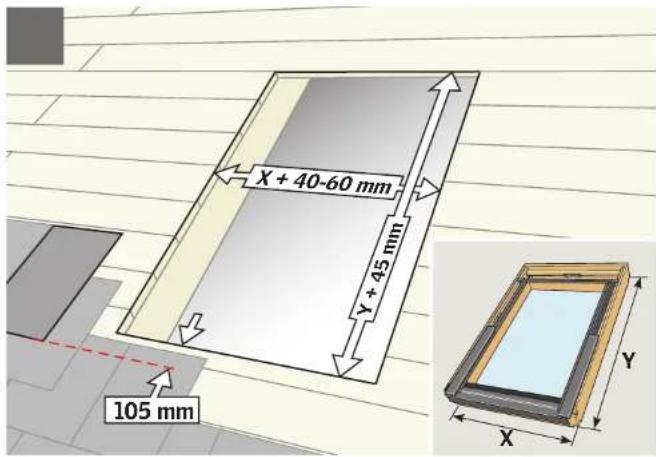 VELUX GPL - GHL/GHU/GPL/GPU - 21