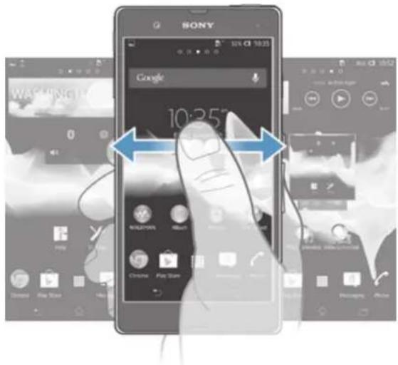 SONY ERICSSON Xperia Z C6603 - Écran d'accueil - 1