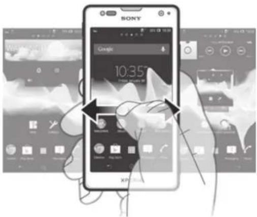 SONY ERICSSON Xperia TX - Écran d'accueil - 1