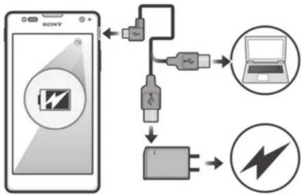 SONY ERICSSON Xperia TX - Pour recharger votre apparéil - 1