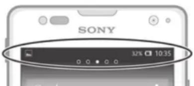SONY ERICSSON Xperia TX - États et notifications - 1