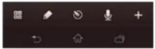 SONY ERICSSON Xperia TX - Pour ouvrir la barre des petites applications - 1
