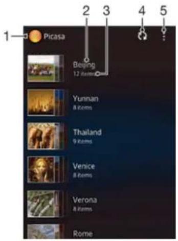 SONY ERICSSON Xperia L C2105 - Présentation des services en ligne - 1