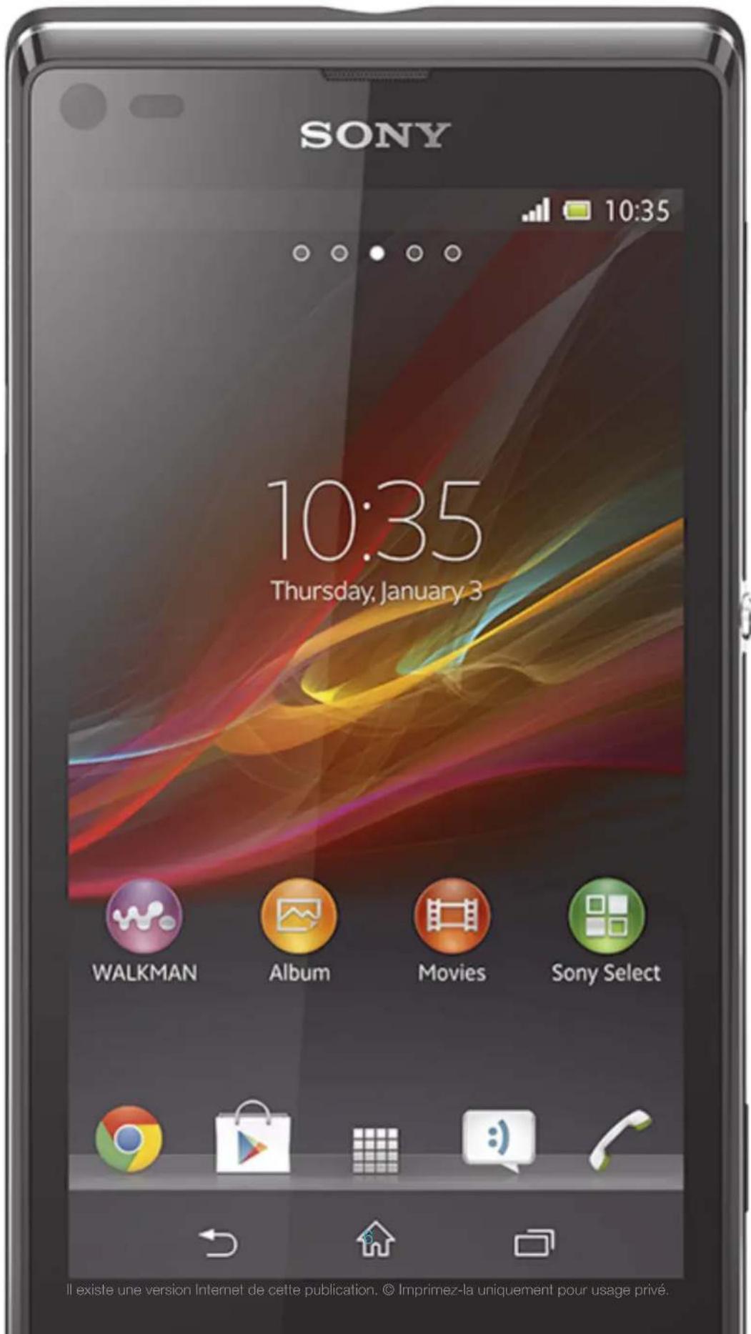 SONY ERICSSON Xperia L C2105 - Xperia™ L Guide de l'utilisateur - 1