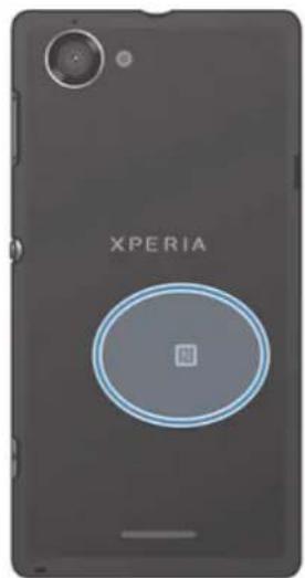 SONY ERICSSON Xperia L C2105 - Zone de détction NFC - 1
