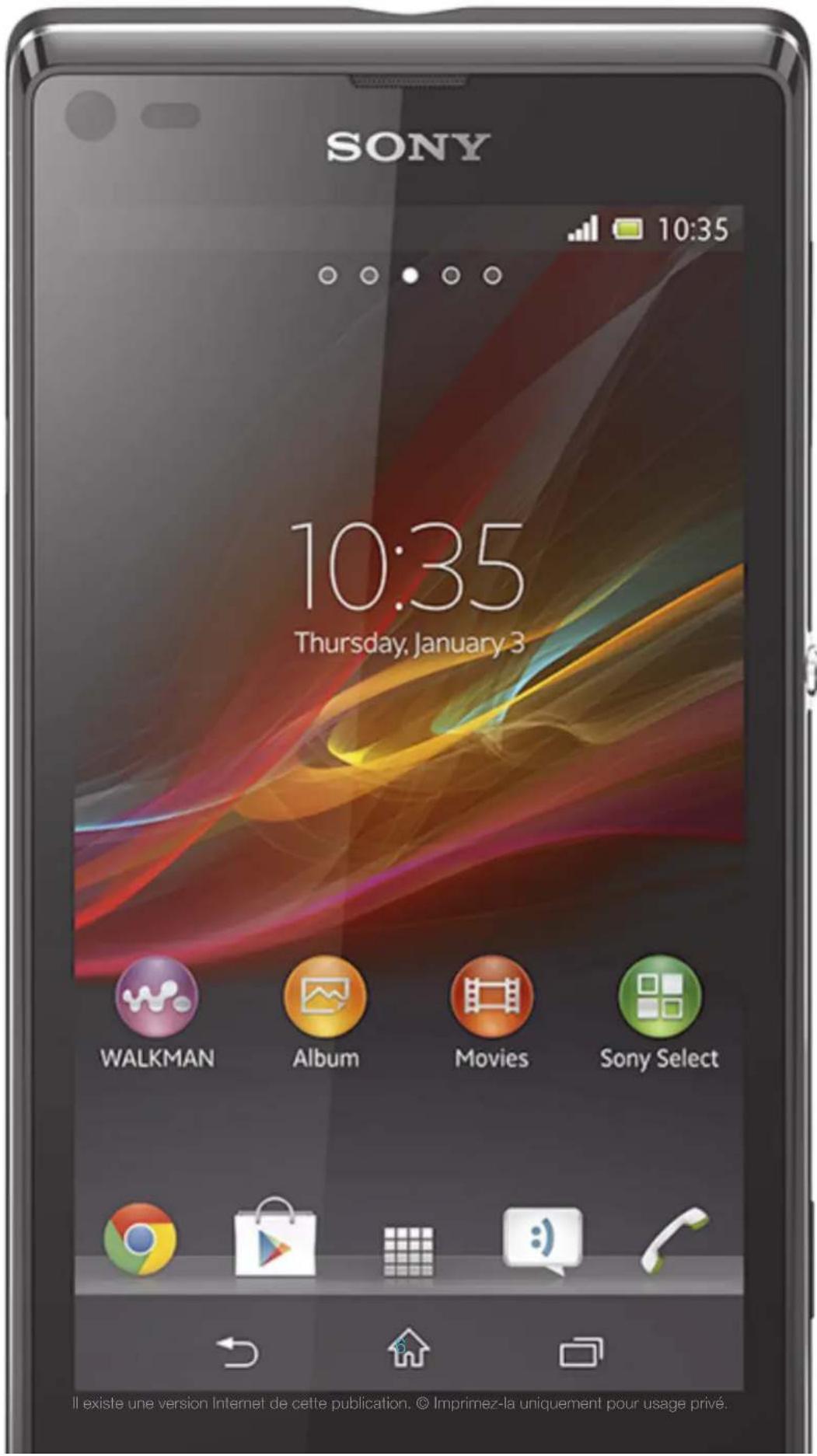 SONY ERICSSON Xperia L C2104 - Xperia™ L Guide de l'utilisateur - 1