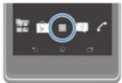 SONY ERICSSON Xperia L C2104 - Pour ouvrir l'écran des applications - 1
