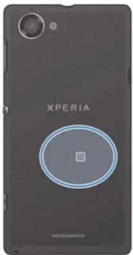 SONY ERICSSON Xperia L C2104 - Zone de détection NFC - 1