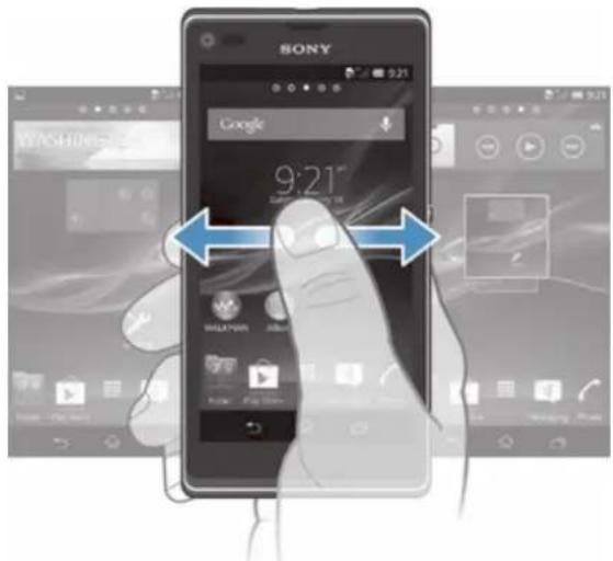 SONY ERICSSON Xperia L C2104 - Écran d'accueil - 1