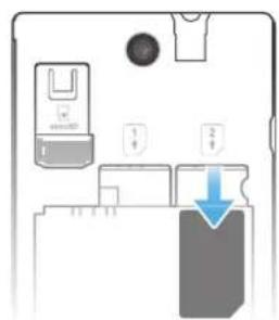 SONY ERICSSON Xperia E dual C1605 - Pour retirer la carte SIM 2 - 1