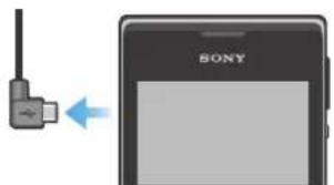 SONY ERICSSON Xperia E dual C1604 - Pour charger le téléphone - 3