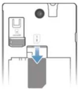 SONY ERICSSON Xperia E C1505 - Pour retirer la carte SIM - 1
