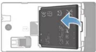 SONY ERICSSON Xperia E C1505 - Pour retirer la batterie - 1