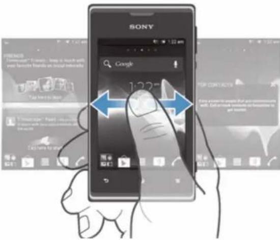 SONY ERICSSON Xperia E C1505 - Écran d'accueil - 1